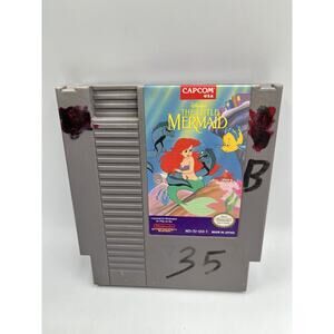 Disney's The Little Mermaid Nintendo NES Authentic Tested And Working Cartridge